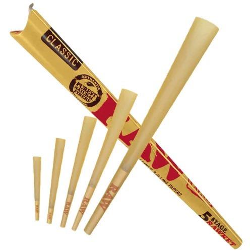 RAW 5-Stage Pre-Rolled Cones Cig Corp