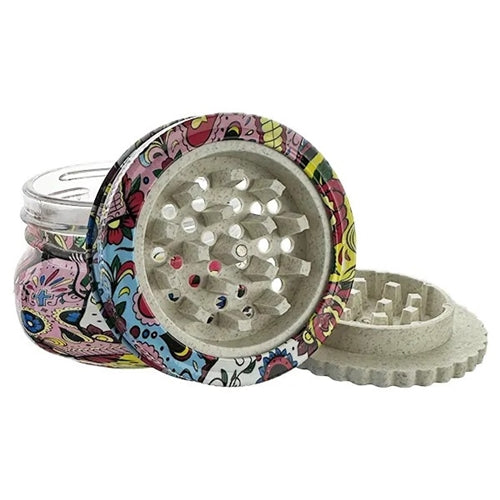Grinder/Glass Jar Combo- 150ml Down Under Wholesalers