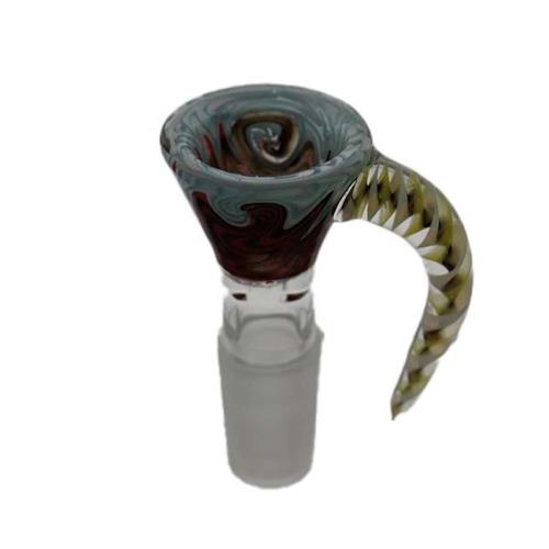 Glass Cone w/Swirl Hand. 14mm