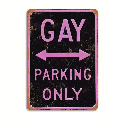Gay Parking Sign Temu