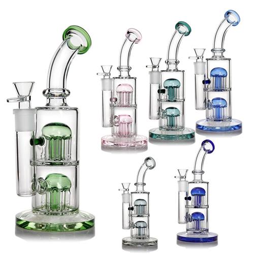 Hittn' Colour Twin 8-Arm Perc. 27cm Shenghong Glass