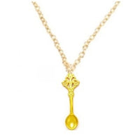 Ornate Spoon XL Necklace- Gold