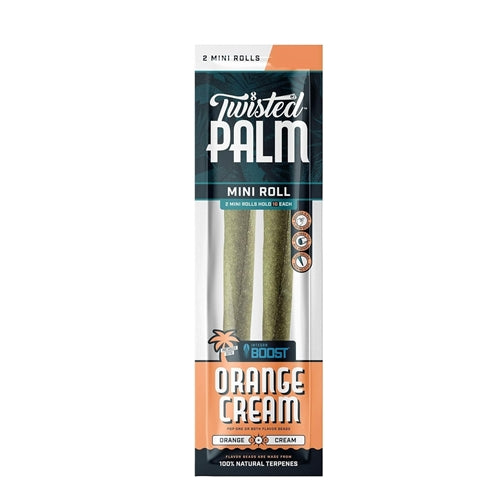 Twisted Palm Leaf Rolls- Orange Cream