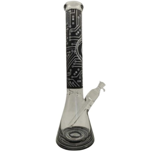 Black Circuit Beaker- 42cm Xu Bongs