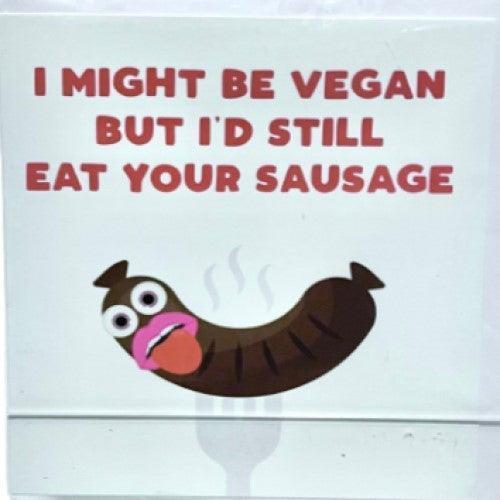 Horny Vegan Card William Valentine