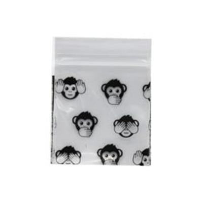Pattern Bags, 32x32mm- Monkey Trio Trading