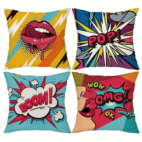 Retro Colour Cushions Temu