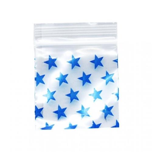 Pattern Bags, 32x32mm- Blue Stars Trio Trading