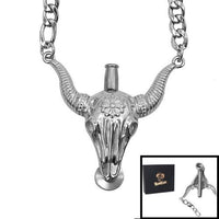 HP Steel Animal Pipe Necklace