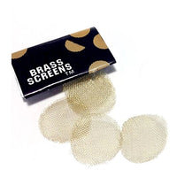 5pk Pipe Screens- Brass