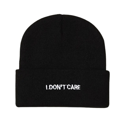 I Don't Care Beanie Temu