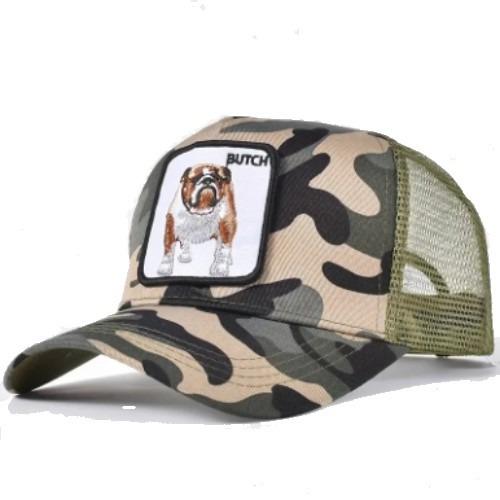 Butch Bulldog Cap- Camo Temu