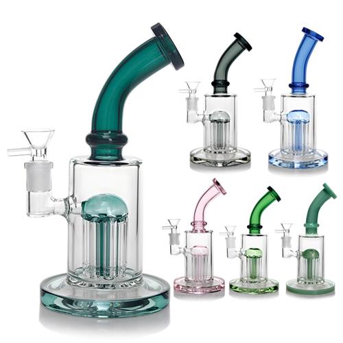 Glass Colour 8-Arm Perc. 22cm Shenghong Glass