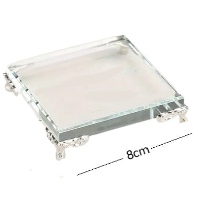 Glass Snuff Table- 8cm Temu