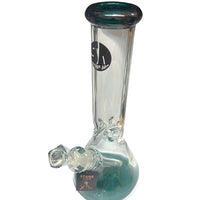 SA Premium Beaker- 9mm Teal Rim/Base 30cm