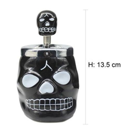 Skull Spinning Ashtray Trio Trading