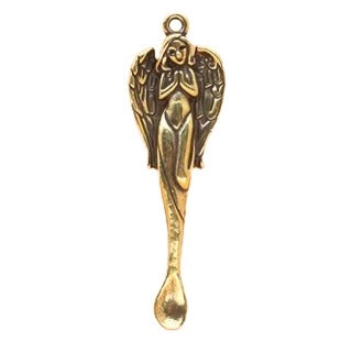 Brass Angel Spoon Temu