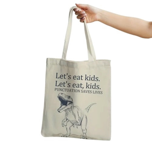 Let's Eat Kids Tote Bag Temu