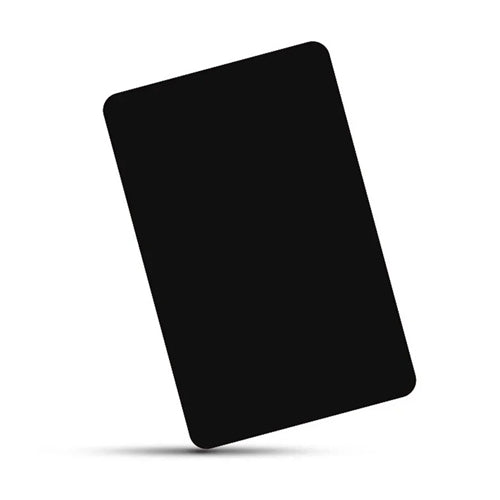 Matte Black Metal Snuff Card