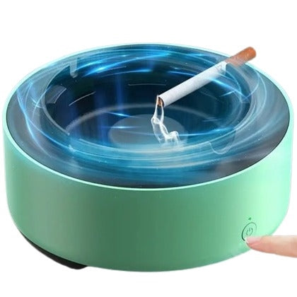 Smokeless Ashtray- Green Temu