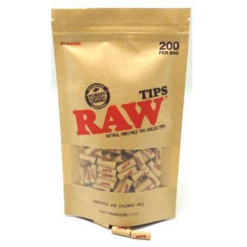 RAW Pre-Rolled Tips 200pk JD Suppliers
