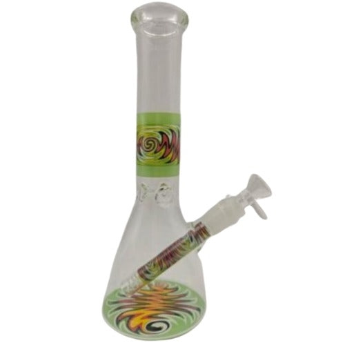 WigWag Beaker (25cm)- Lime Xu Bongs