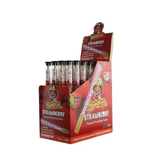 Honeypuff 3pk P/R Cones- Strawberry Down Under Wholesalers