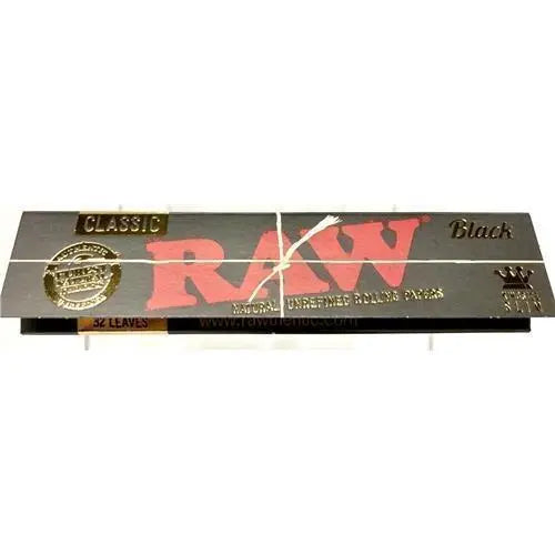 RAW Black Kingsize Cig Corp