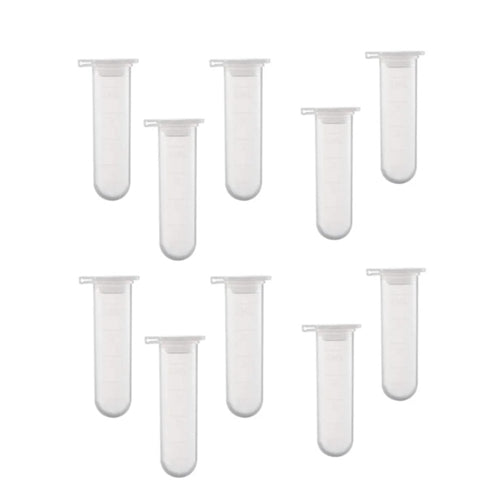 10pk Plastic Vial w/ Cap- 5ml