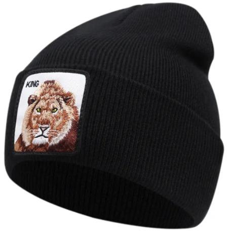 King Beanie- Black Temu