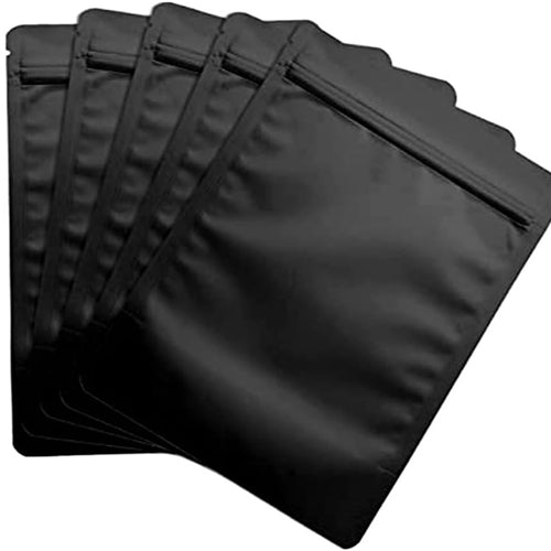 Black Smell Proof Bags 10pk- 8x12cm