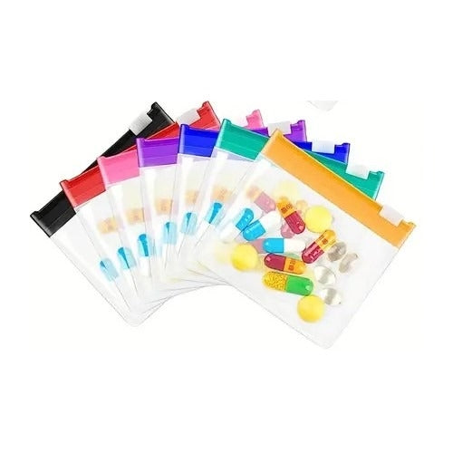 5pk Mini Zipper Acrylic Pouch (Colour)