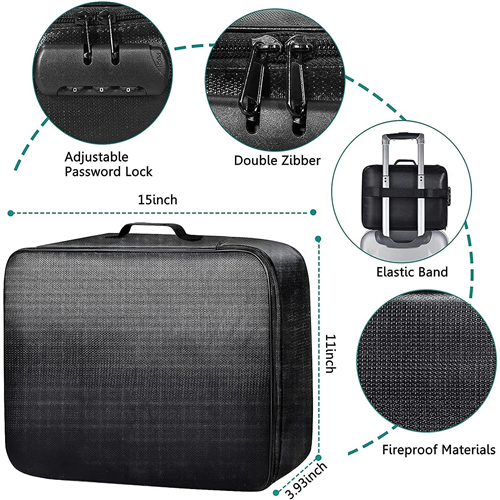 Lockable Fire/Waterproof Travel Case Temu