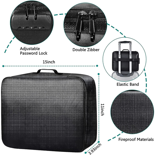 Lockable Fire/Waterproof Travel Case