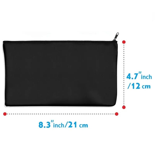 Black Zip Makeup Bag Temu