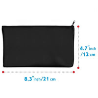 Black Zip Makeup Bag