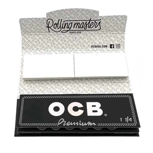 OCB Black 1 1/4 Papers + Tips JD Suppliers