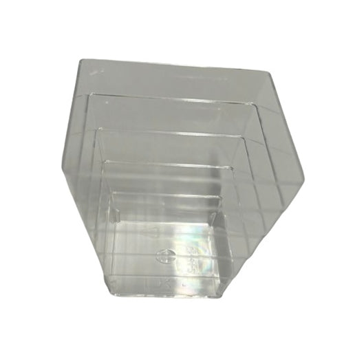Acrylic Dish Sloped Square 70ml High on Chapel