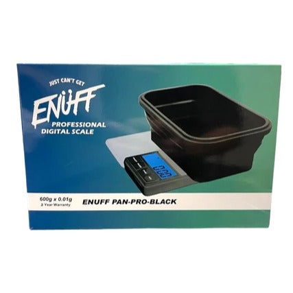 Enuff Digital Scale Pan Pro Black- 600x0.01g Cig Corp