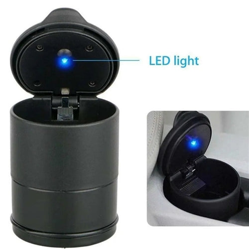 Car LED Ashtray- Black MRK