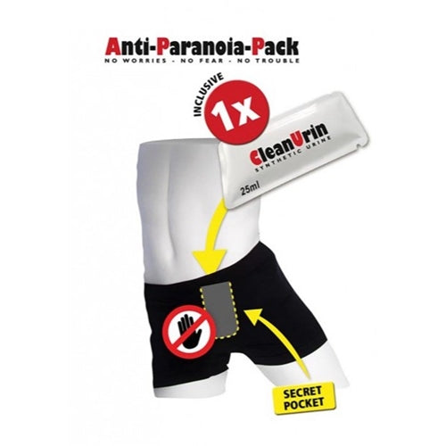 CleanUrin Underwear w/Pocket & 25ml Urine Near Dark