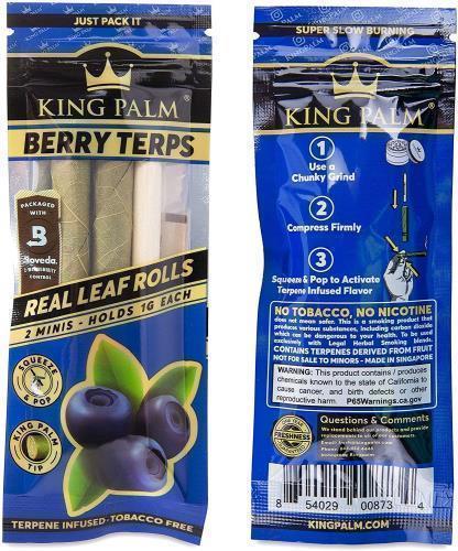 King Palm Leaf Rolls- Berry Mini