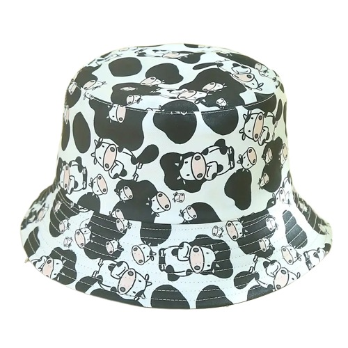 Cow Print Bucket Hat