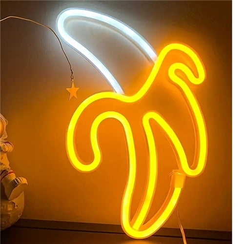 Neon Sign- Banana Temu