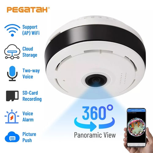 Smoke Detector Wi-Fi Camera & 2-Way Intercom