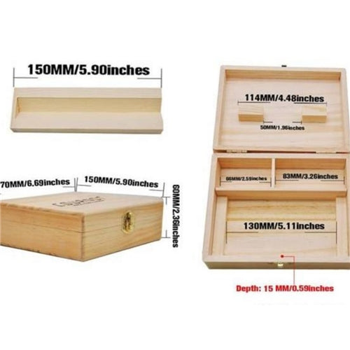 Wooden Rolling Box 17x15cm