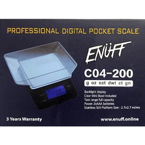 Enuff Mini Table Scale 200g x 0.01g Cig Corp
