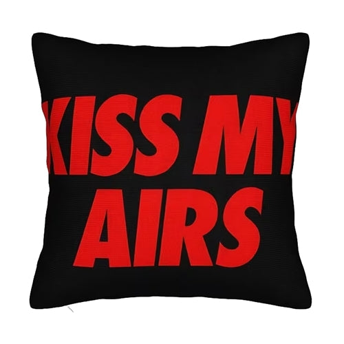 KISS MY AIRS Cushion- Black