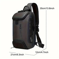 XL Lockable Crossbody Bag