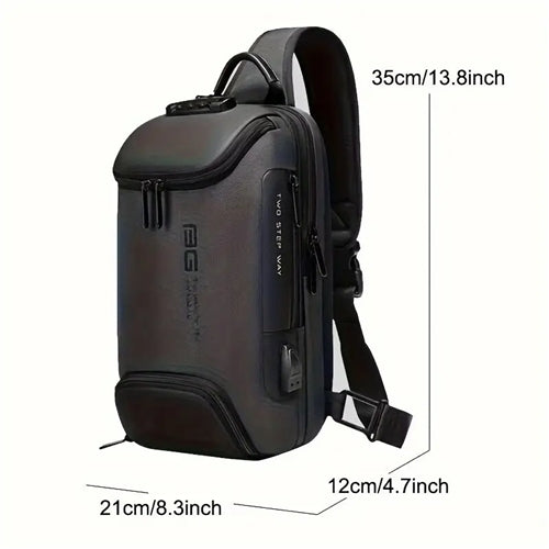 XL Lockable Crossbody Bag